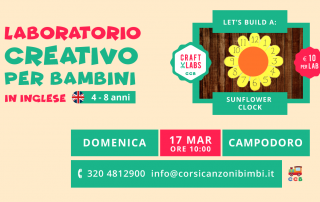 Laboratorio Creativo per Bambini in Inglese tra Padova e Vicenza