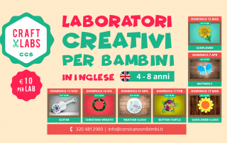 Laboratori Creativi per Bambini in Inglese tra Padova e Vicenza