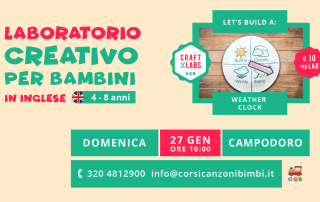 Laboratorio Creativo per Bambini in Inglese tra Padova e Vicenza